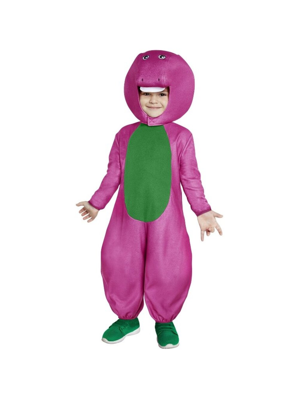 Barney Costume Small 4-6 Toddler, The Purple Dinosaur Inspirit Design New